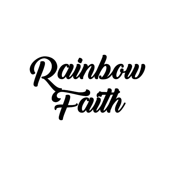 Lettrage "Rainbow Faith"