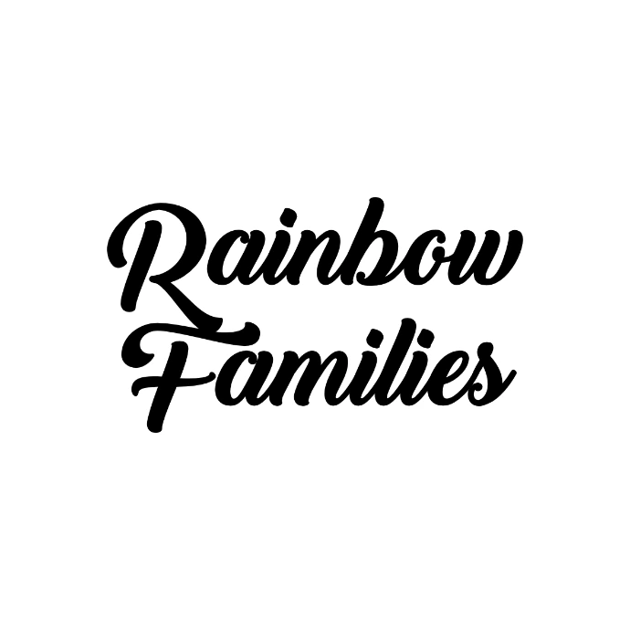 Lettrage "Rainbow Families"
