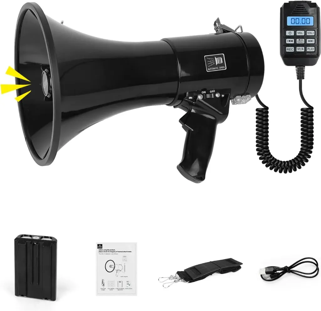 Mégaphone – Portée jusqu'à 2.000 m